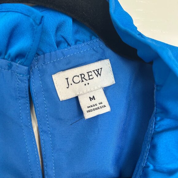 J.Crew Factory Ruffleneck Sleeveless Crepe Blouse - Picture 4 of 8